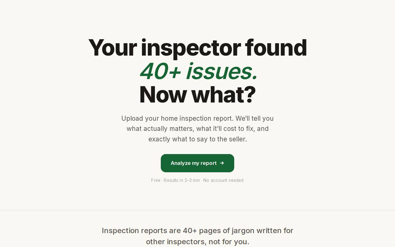 Screenshot of the BuyerWise website